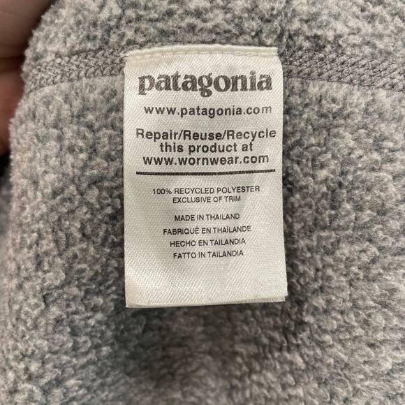 Patagonia Men’s Better Sweater 1/4 Zip Fleece in Stonewash - Size: XL - Picture 8 of 8